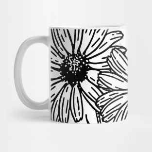 Pocket Full of Daisies (B&W) Mug